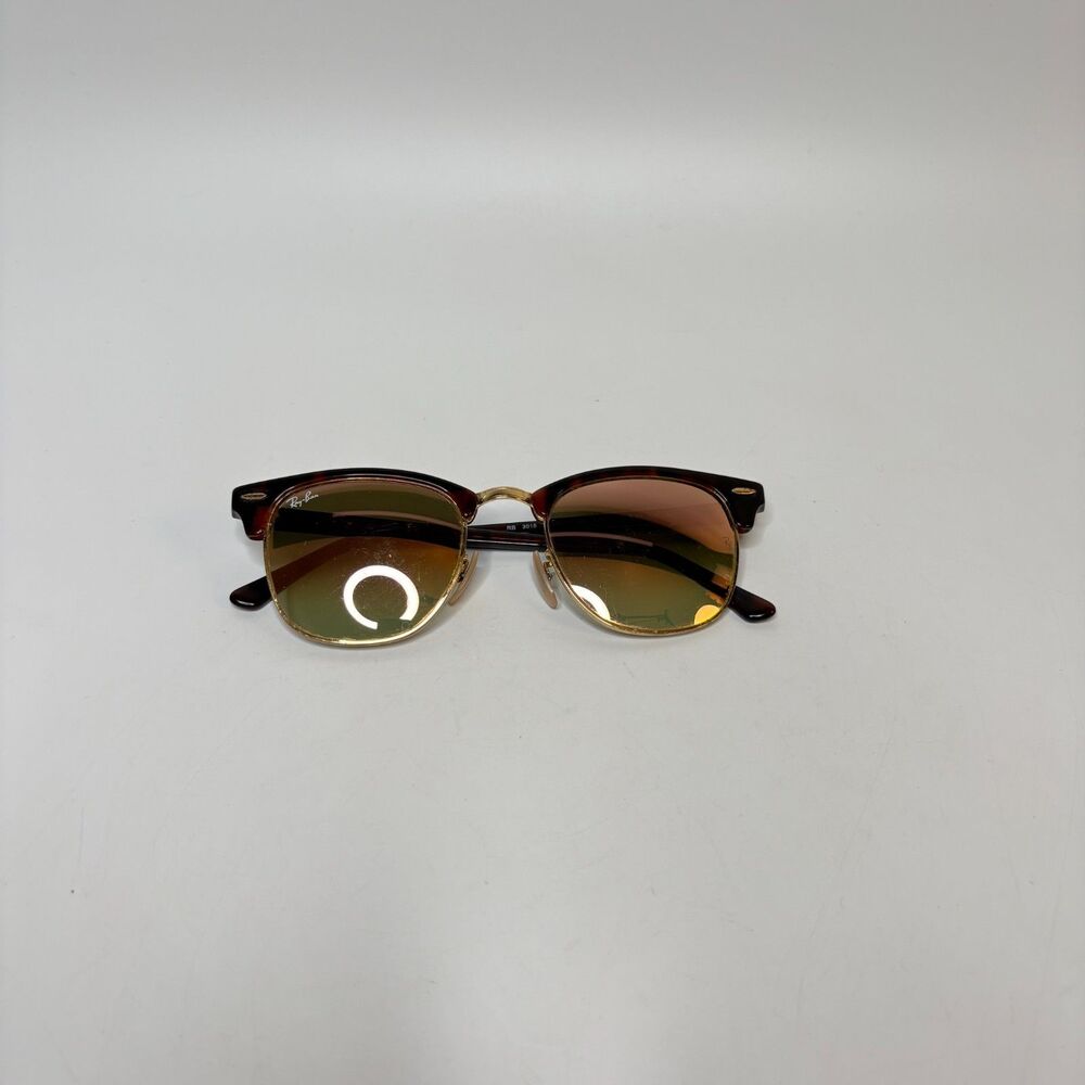 Authentic RAYBAN CLUBMASTER Sunglasses RB3016  *Scratched Lenses*